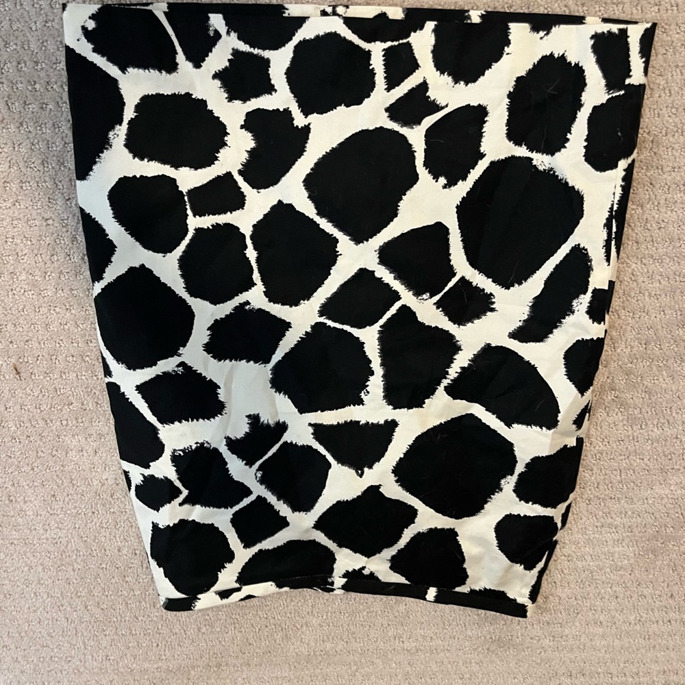 Giraffe print skirt